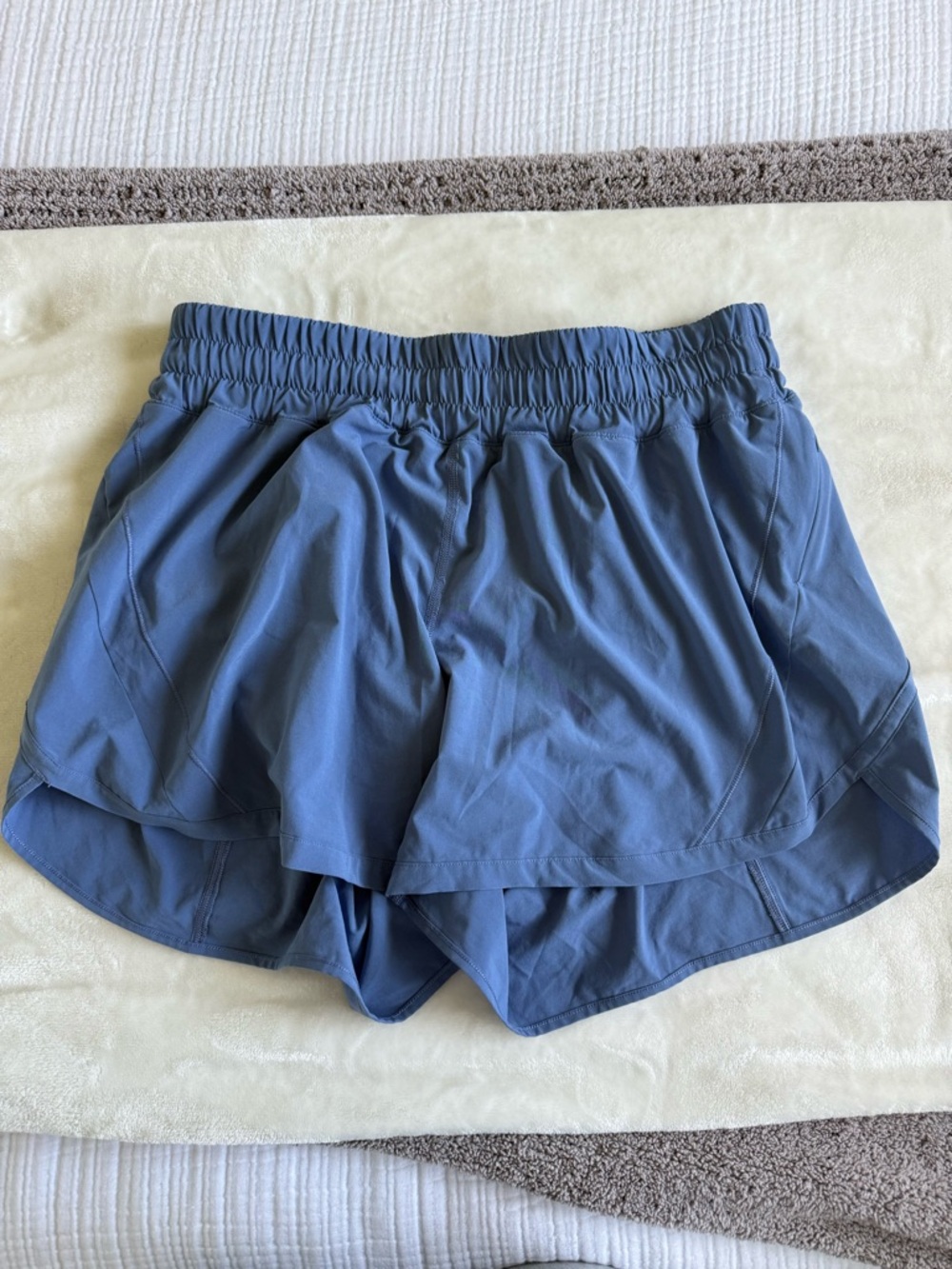 lululemon athletica Slate Blue Layered Athletic Shorts